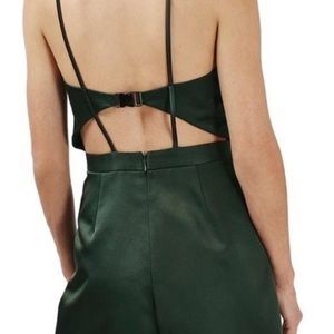 TopShop Satin Mesh Romper Size 6